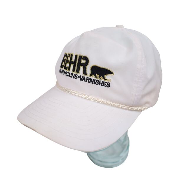 Vintage Behr Paints Stains Varnishes Spellout Hat - Picture 1 of 7